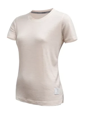 Novinka Dámské triko kr.rukáv SENSOR MERINO LITE mottled beige