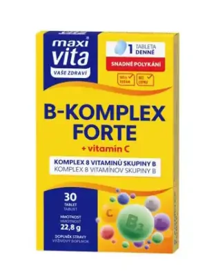 Hit Sezóny VITAR Maxi Vita B-komplex forte+vit C, 30 tablet