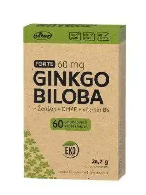 VITAR EKO Ginkgo biloba forte, 60 tablet Poslední Šance