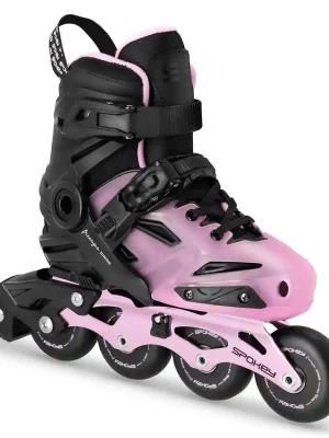 Cenová Bomba Dětské kolečkové brusle Spokey FREESPO JUNIOR, růžové