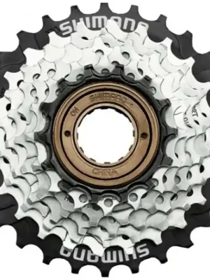 Vícekolečko 7 SHIMANO MF-TZ510 14-28z, hnědé/černé Akce