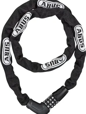 Nová Kolekce Řetězový zámek ABUS 5805C/110 Steel-O-Chain černý kódový