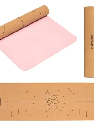 Korková jóga podložka Spokey SAVASANA LOTOS, 183x61x0,4cm Přímo Od Výrobce
