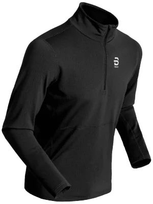 Triko BJ Half zip pace M černé Pouze Dnes