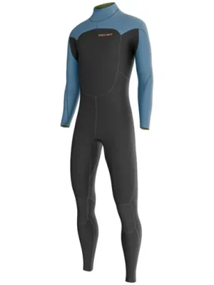 neoprén PROLIMIT Grommet Steamer V-Zip 5/3 blue/black Autentický