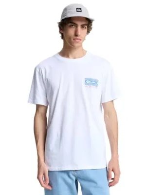triko QUIKSILVER Ripples White Výhodná Nabídka