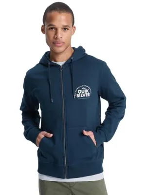 Novinka mikina QUIKSILVER Screen Hood Fleece Zip DARK NAVY