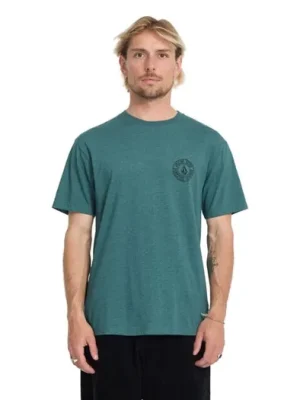 Aktuální triko VOLCOM Drain You RIFLE GREEN