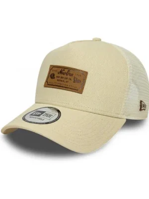 kšiltovka NEW ERA 940 Af trucker denim leather patch CAM Sezónní Sleva