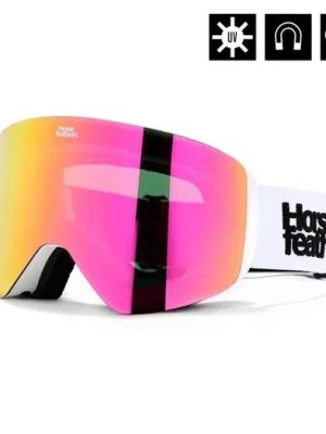 brýle HORSEFEATHERS Colt WHITE/MIRROR PINK Originální