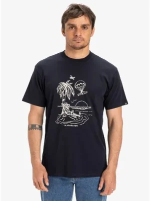 triko QUIKSILVER Ev Tuned Out DARK NAVY Zlevněný