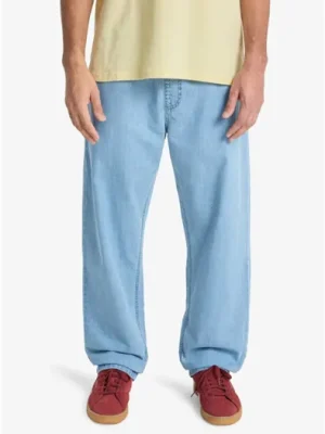 kalhoty QUIKSILVER Taxer Denim STONE WASH Cenově Výhodný
