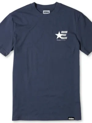 Akční Nabídka triko ETNIES Etnies America Tee NAVY/WHITE
