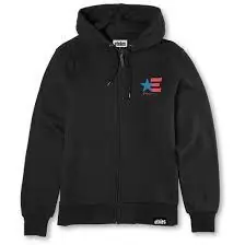 Odeslání Ihned mikina ETNIES Etnies America Zip Up Hoodie BLACK