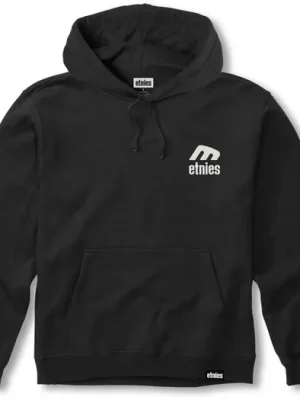 Přímo Od Výrobce mikina ETNIES Icon E Hoodie BLACK/WHITE