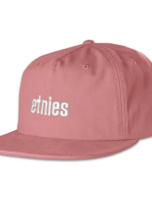 kšiltovka ETNIES Icon Embroidery Snapback PINK Kup Teď