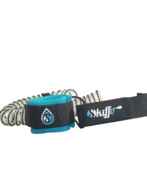 leash SKIFFO Coiled 10' 8mm BLACK Tovární Cena