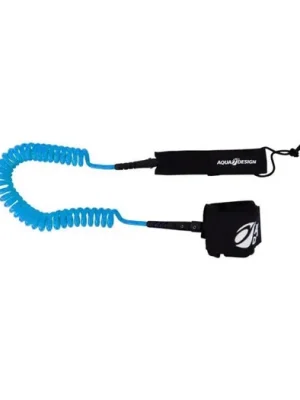 Horká Nabídka leash AQUADESIGN kroucená modrý BLUE