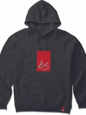 Super Cena mikina ÉS Main Block Hoodie Fleece BLACK