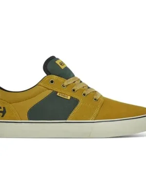 boty ETNIES Barge L/S TAN/GREEN Časově Omezené