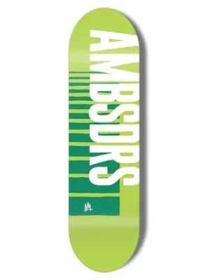 Ihned K Objednání deska AMBASSADORS 8.25'' Medium Stripes LIME
