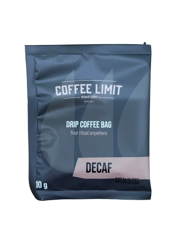 Akce DRIP COFFEE BAG - Decaf  COLOMBIA SUGARCANE - 1 ks x 10 g