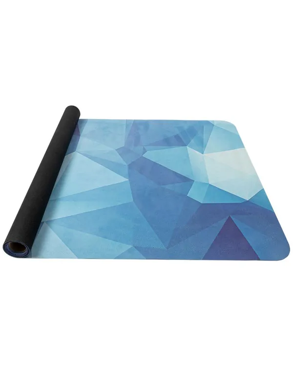 Cenový Hit YATE Yoga mat přírodní guma, vzor K, 1 mm - modrá krystal