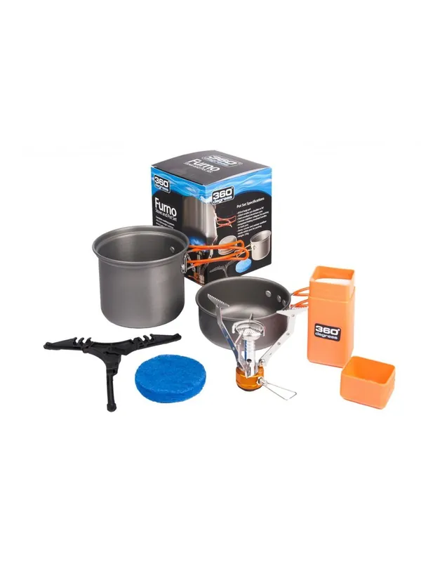 360° Furno Stove + Pot Set, Grey Must-Have