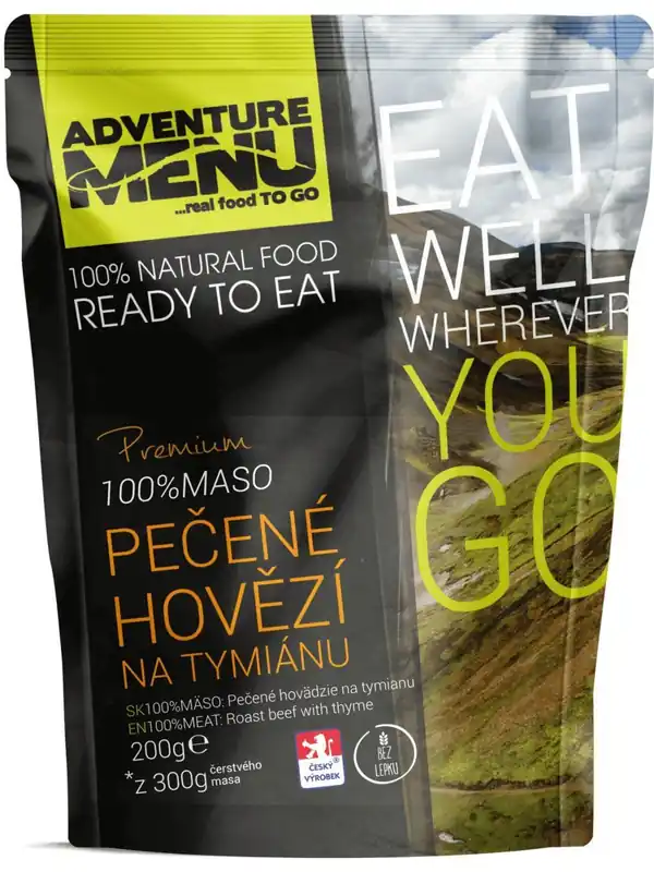 ADVENTURE MENU 100% Pečené hovězí na tymiánu Víkendová Akce