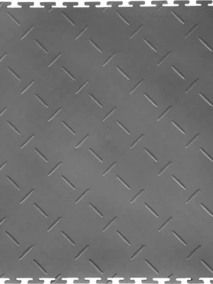 PVC podlaha do garáží, skladů, hal ,tělocvičen ECO - T LOCK - DIAMOND - 498x498x6,5 mm Šedá POD03-TMSE Super Cena