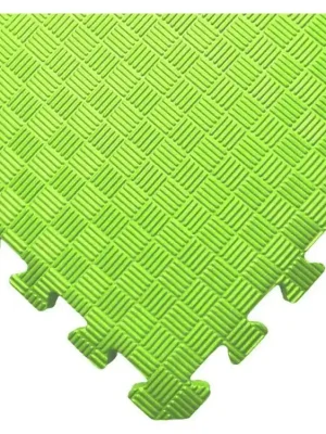 Ověřený TATAMI PUZZLE podložka - Jednobarevná - 50x50x1,3 cm podložka fitness zelená ELG 513 ZE