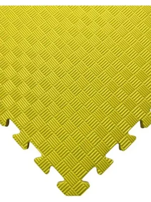 Sleva TATAMI PUZZLE podložka - Jednobarevná - 50x50x1,3 cm podložka fitness žlutá ELG 513 ZL