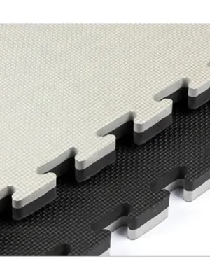 TATAMI-podložka oboustranná na cvičení černo, šedá  100x100x2,5cm černo/šedá Finální Výprodej