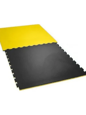 Akční Nabídka TATAMI-TAEKWONDO podložka oboustranná 100x100x2,5 cm černá/žlutá 0301-ZLCR