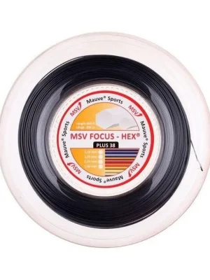 Focus HEX Plus 38 tenisový výplet 200 m černá Rychlé Dodání