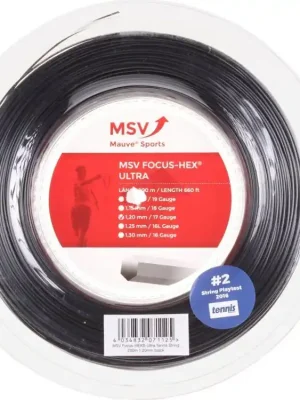 Focus HEX Ultra tenisový výplet 200 m černá Tovární Cena