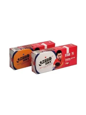 Míčky DHS* stolní tenis plast CELL FREE DUAL D*40 balení 10 ks ŽLUTÉ žlutá 4375 Y Pouze Dnes