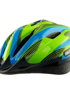 Hit Sezóny Dětská cyklo helma SULOV® JR-RACE-B, modro-zelená