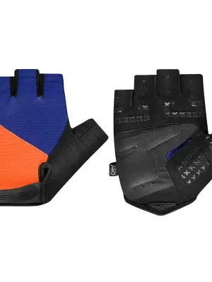 Nejlepší Volba Spokey EXPERT Cyklistické rukavice, modro-oranžové, vel. M-XL