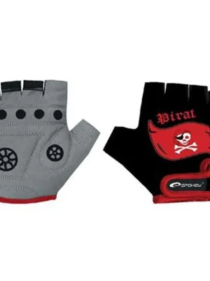 Originální Spokey PIRATE GLOVE Dětské cyklistické rukavice XXS