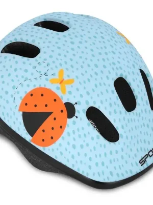 Expresní Doručení Spokey FUN LADYBUG Dětská helma na kolo, inline, skate, 48-52 cm, modrá