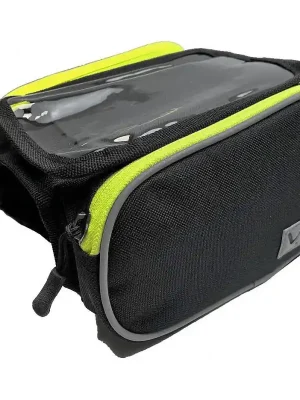 Vrácení Zdarma brašna na dámský rám dopředu Vape neon žlutá s kapsou na mobil