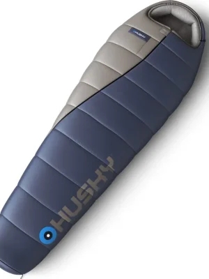 Dokud Zásoby Vydrží Syntetický třísezónní spacák HUSKY Ember blue/grey
