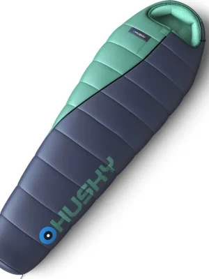 Vrácení Zdarma Syntetický třísezónní spacák HUSKY Espace -5°C blue/mint