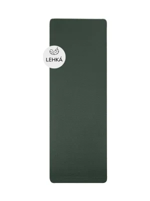 Yoga Mat dvouvrstvá YATE sv.zelená/tm.zelená Rychlé Dodání