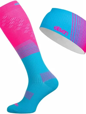 Přímo Od Výrobce Kompresní podkolenky + čelenka ELEVEN PowerFlow Pink