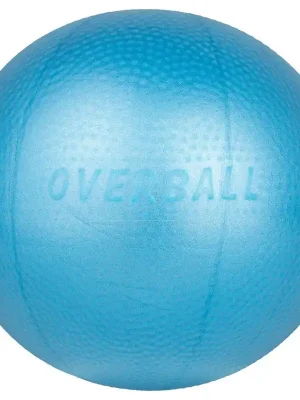 Míč GYMNIC Softgym Over 23 cm, krátká zátka, modrá Ověřený