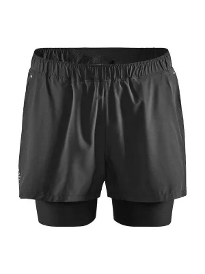 Pánské běžecké šortky CRAFT Adv Essence 2v1 černé Akce