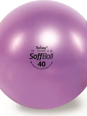 Finální Výprodej Míč LEDRAGOMMA TONKEY SOFFBALL Maxafe 40 cm, fialová, krabička